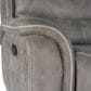 New Heritage Design Kamari Manual Glider Recliner in Gray, , large