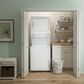 GE Appliances 3.9 Cu. Ft. Front Load Washer and 5.9 Cu. Ft. Gas Dryer Stack Laundry in White, , large