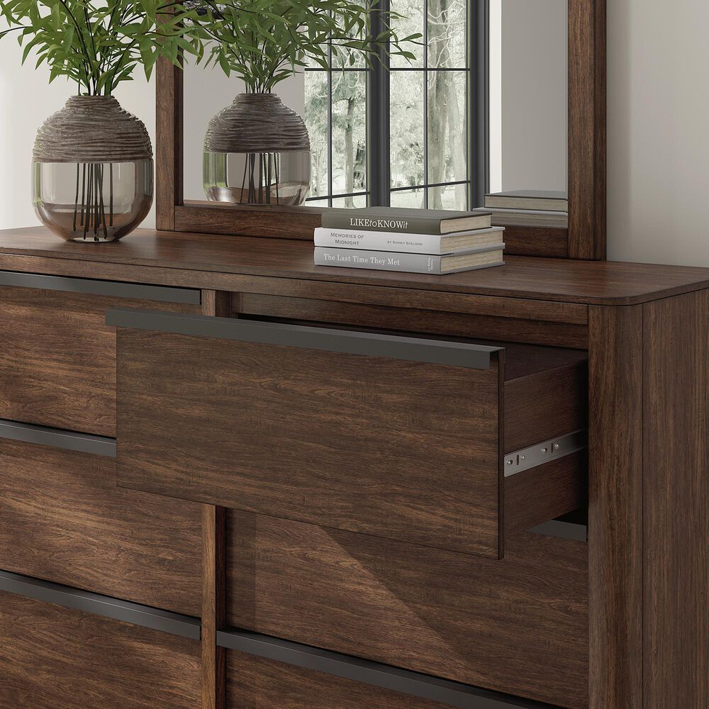 Millenium Dilenno 5-Piece King Canopy Bedroom Set in Dark Brown, , large