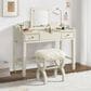 Martin Svensson Home Olivia Vanity and Stool in French White, , large