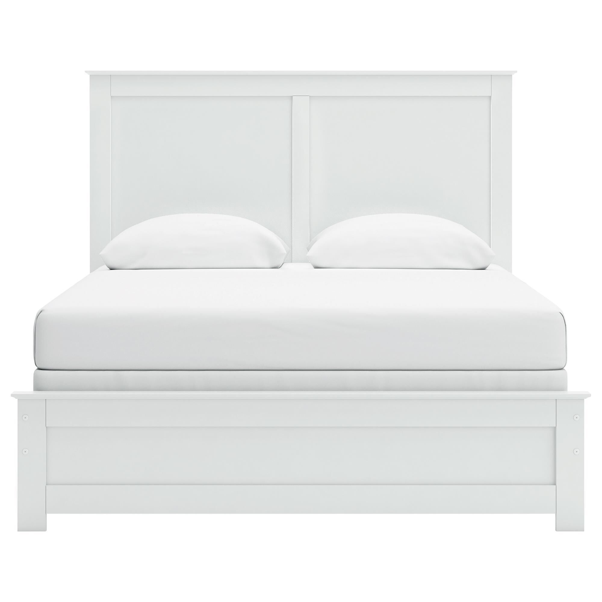Ashley Bostwick Shoals 4-Piece Queen Panel Bedroom Set in White