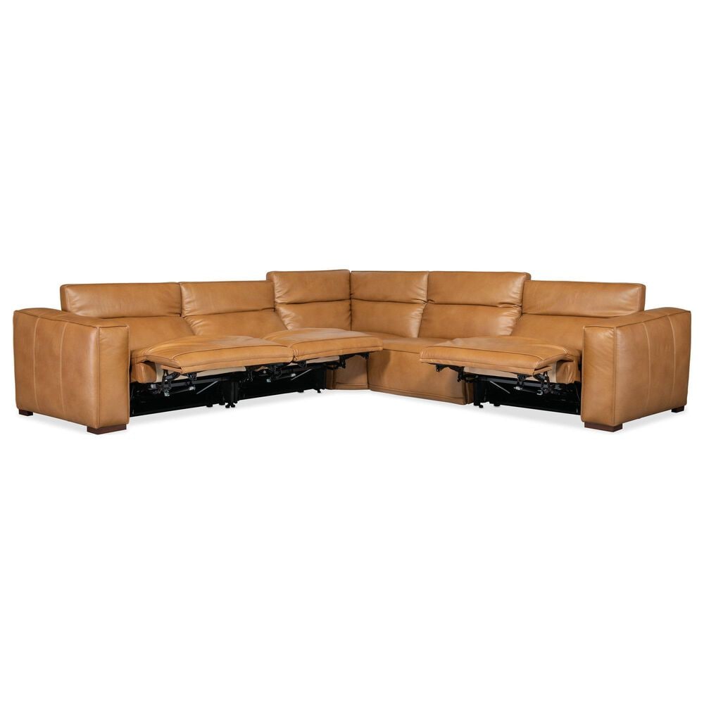 Hooker Furniture Fresco 5-Piece Stationary Reversible Sectional in Zen Carmel, , large