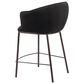 Zuo Modern Essen Counter Stool in Black & Bronze, , large