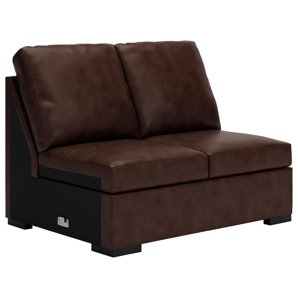 Ashley McDowlan 3-Piece Stationary Left Facing Sectional with Chaise in Coffee, , large