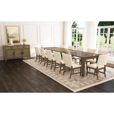 A-America Leucadia 7-Piece Rectangular Dining Set in Toasted Java, , large