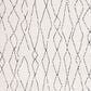 Safavieh Melody MEL112B 9" x 12" Ivory and Black Area Rug, , large