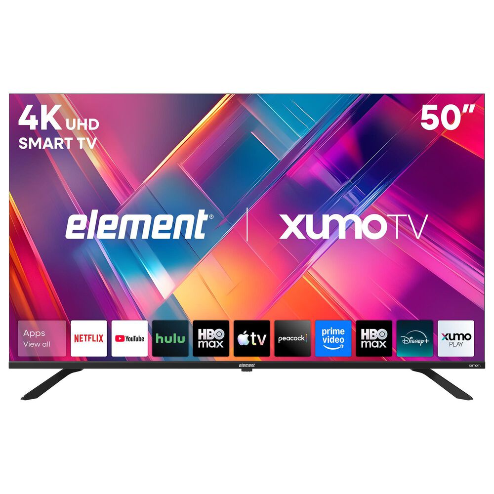 Element 50" 4K UHD HDR Xumo - Smart TV with 2.1 Channel Soundbar System in Black, , large
