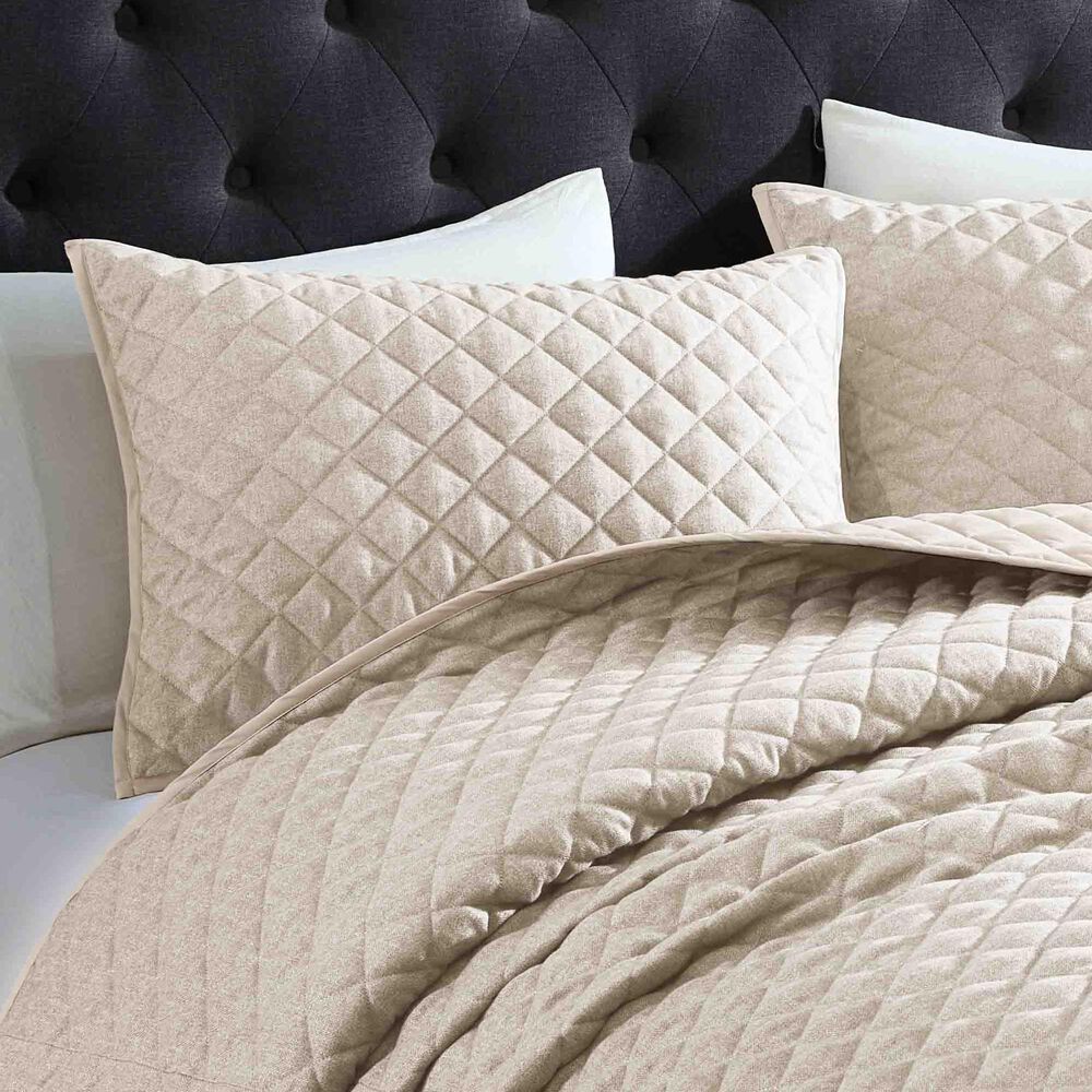 Hallmart Collectibles Hemet 3-Piece Queen Coverlet Set in Beige, , large