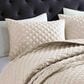 Hallmart Collectibles Hemet 3-Piece Queen Coverlet Set in Beige, , large