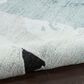 Nourison Silk Shadows 7"9" x 9"9" Blue, Black and Pink Area Rug, , large