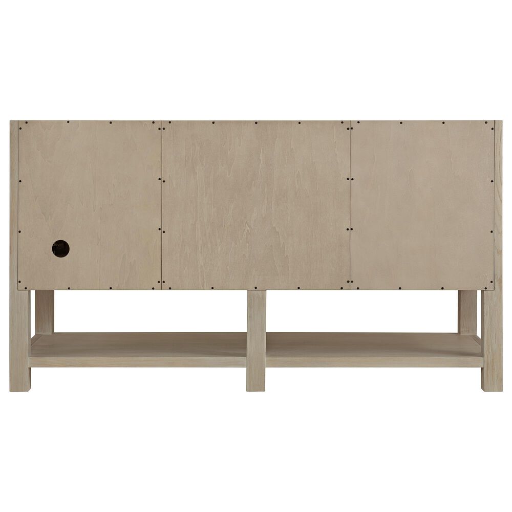 James Martin Vanities Breckenridge 60" Double Bathroom Vanity in Whitewashed Oak with 3 cm Eternal Jasmine Pearl Silestone Top, Rectangular Sinks and FreePower Wireless Charger, , large