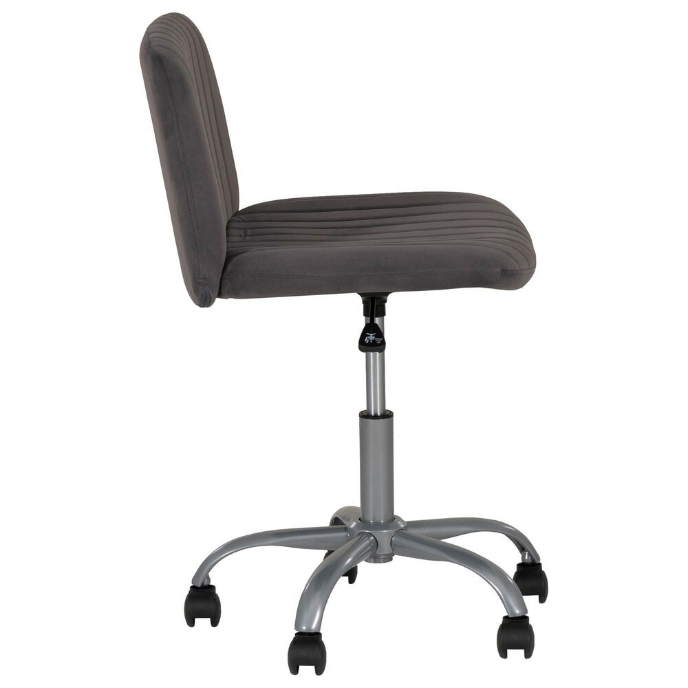 Linon Home Decor Stratton Office Chair in Grey, , large