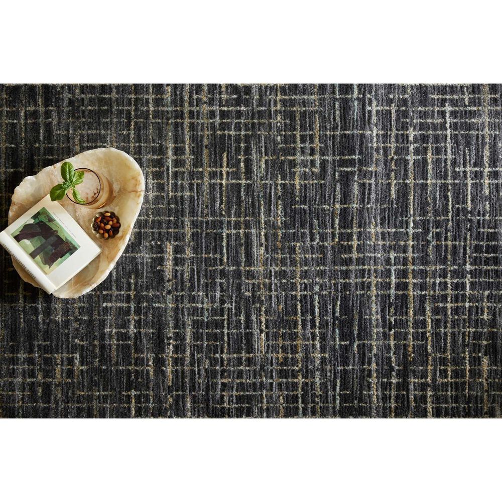 Loloi Soho 5&#39;3&quot; x 7&#39;9&quot; Onyx and Silver Area Rug, , large