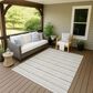 Dalyn Rug Company Soft Essentials Striped Linen 9" x 12" Indoor/Outdoor Area Rug, , large