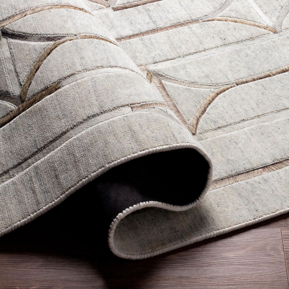 Surya Eloquent 10&#39; x 14&#39; Light Gray, Oatmeal, Medium Brown, Dark Brown and Black Area Rug, , large