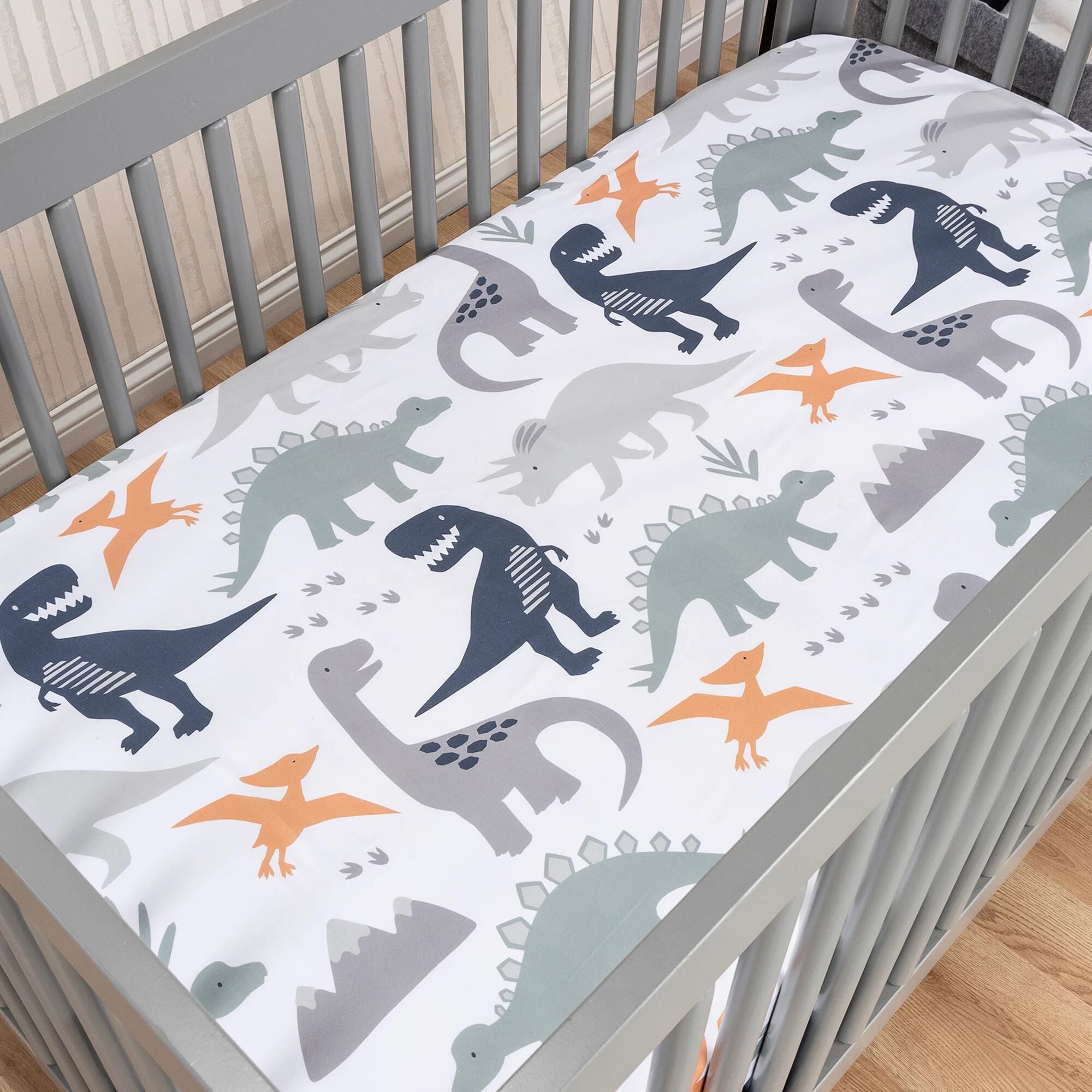 Dinosaur store crib set