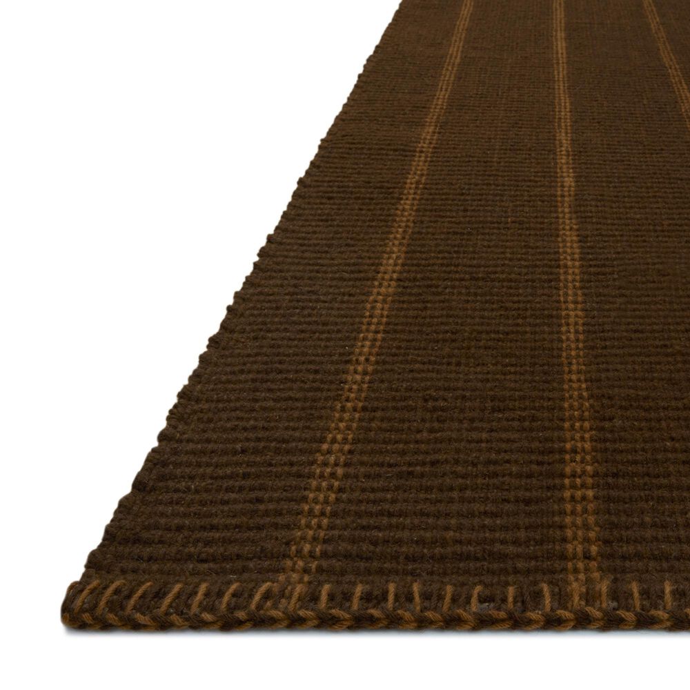Amber Lewis x Loloi Harlan Espresso and Toffee 8'6" x 11'6" Area Rug, , large