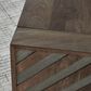 Ashley Dreggan Rectangular Cocktail Table in Warm Walnut, , large