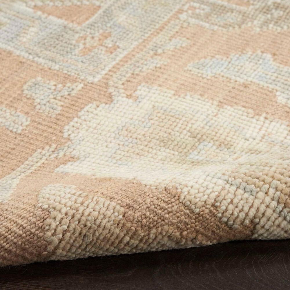 Nourison Whispers 8&#39; x 10&#39; Dusty Mauve and Soft Grey Area Rug, , large