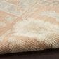 Nourison Whispers 8" x 10" Dusty Mauve and Soft Grey Area Rug, , large