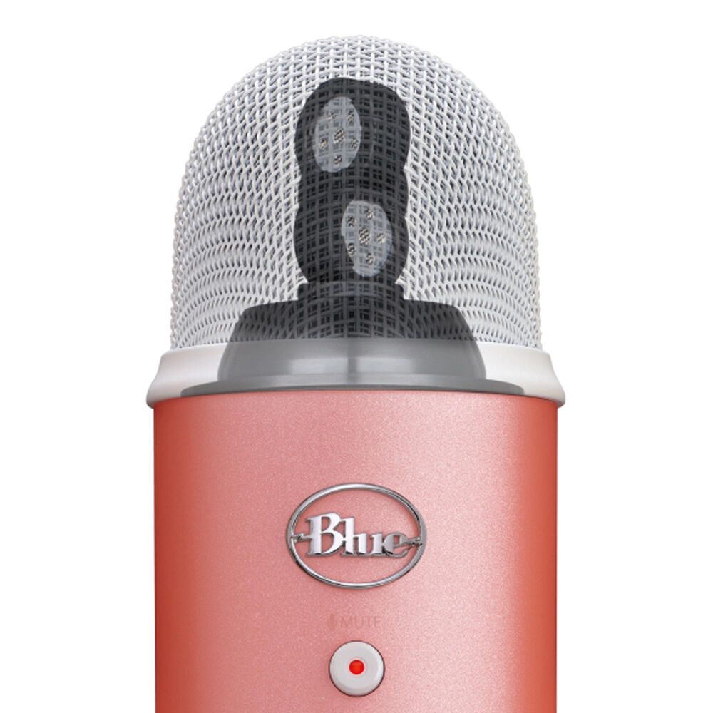 Blue Aurora Yeti Wired Microphone in Pink Dawn