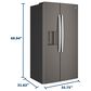 GE Appliances 24 Cu. Ft. Counter-Depth Side-By-Side Refrigerator in Fingerprint Resistant Slate, , large