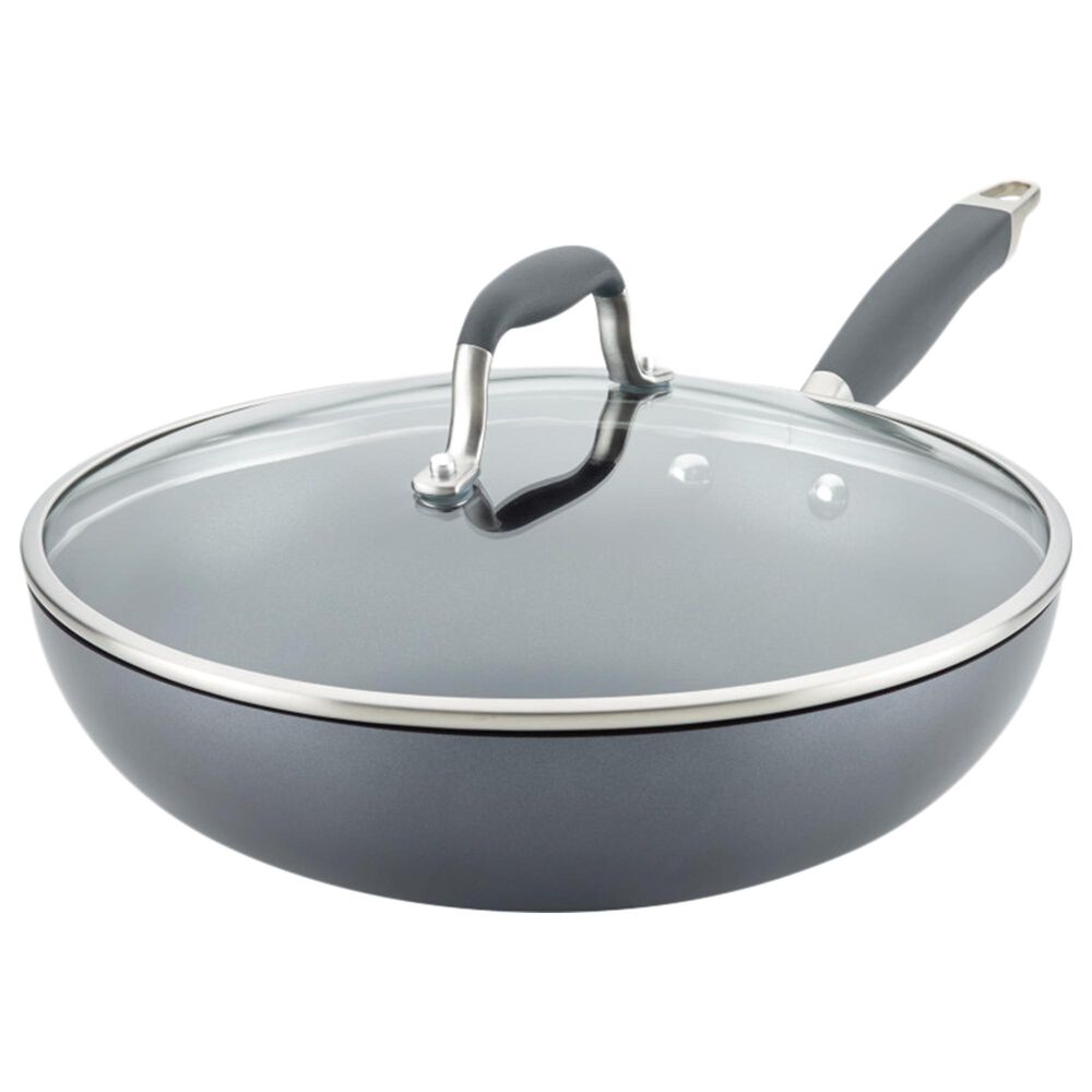 Anolon 12" Covered Ultimate Pan in Moonstone, , large