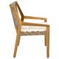 Hearth and Haven 7-Piece Outdoor Rectangular Dining Set with Cream Cushion in Teak, , large