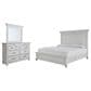 Ashley Kanwyn 3 Piece Queen Bedroom Set in Whitewash, , large
