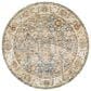 Surya Mona Lisa 7"10" Round Tan, Light Sage, Dark Blue, Mustard, Olive, Sage, Brick Red and Burgundy Area Rug, , large