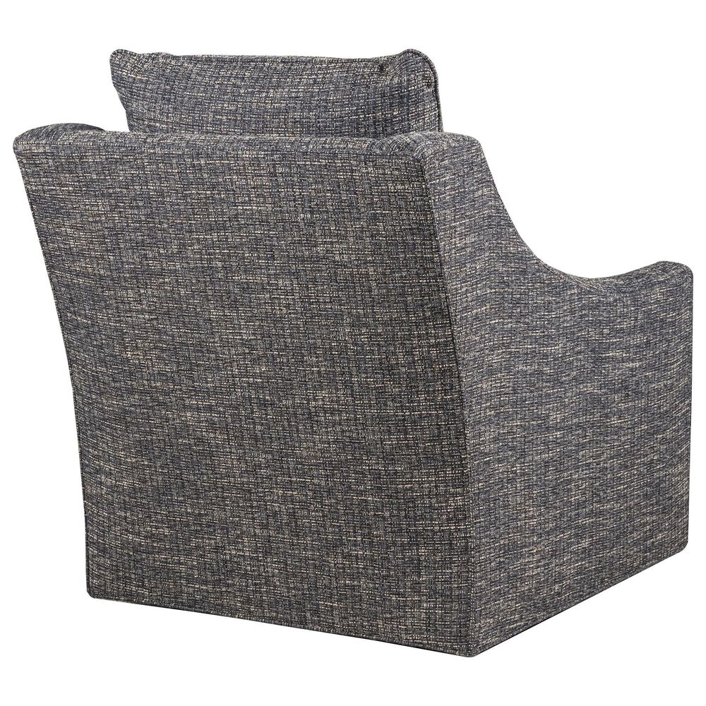 Century Willem Swivel Chair in Blue Menswear, , large