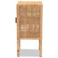 Baxton Studio Vivan 1-Door Nightstand in Natural Brown, , large