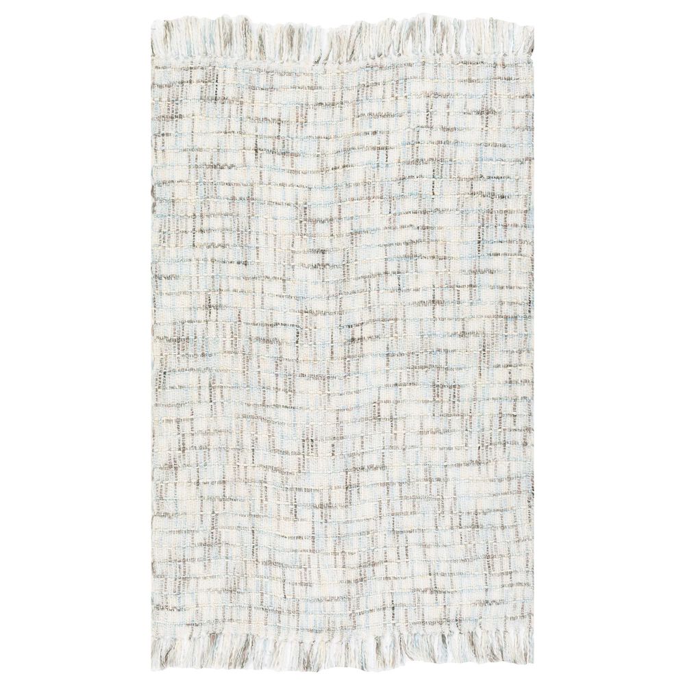 Surya Saugatuck 50" x 70" Throw in Ivory and Blue, , large