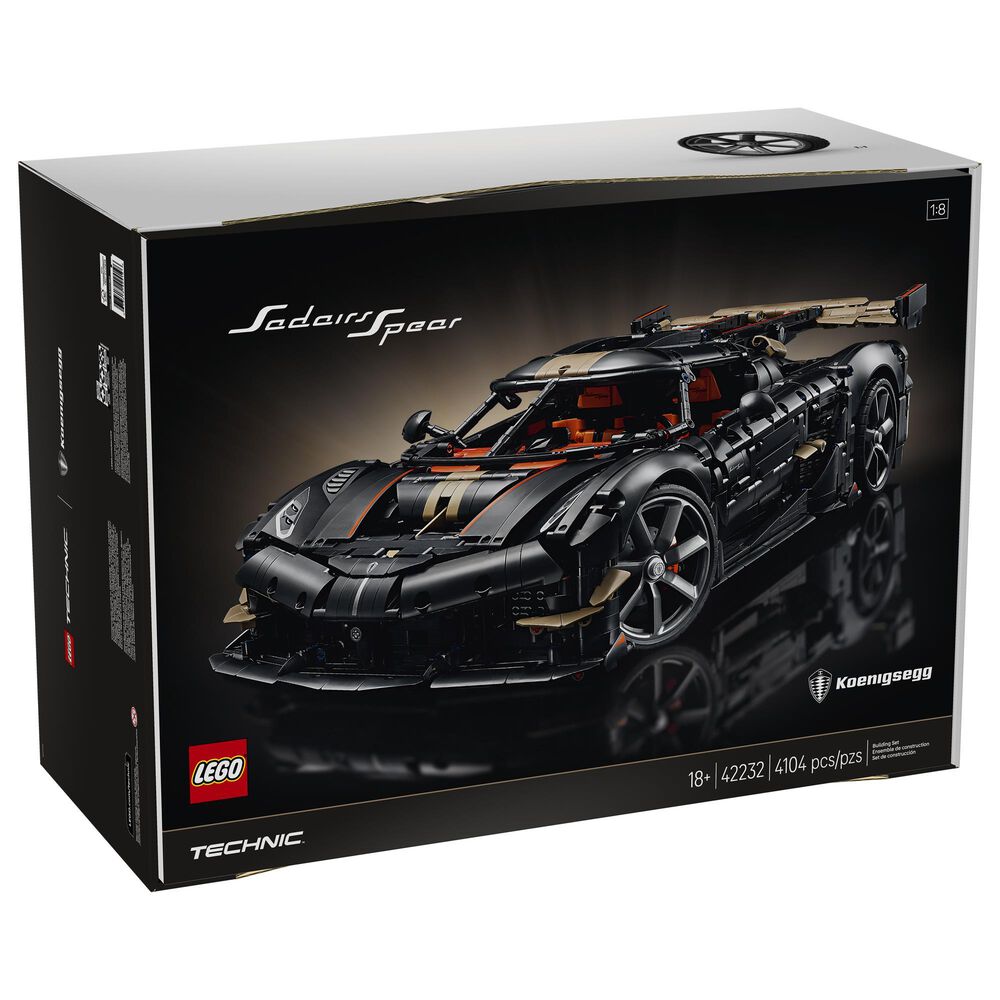 LEGO Technic Koenigsegg Sadair Spear Megacar Building Set, , large