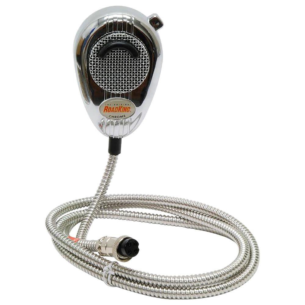 RoadKing 4-Pin Noise-Cancelling Cb Mic Chrome, , large