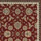Oriental Weavers Kashan 370RI 5"3" x 7"6" Red Area Rug, , large