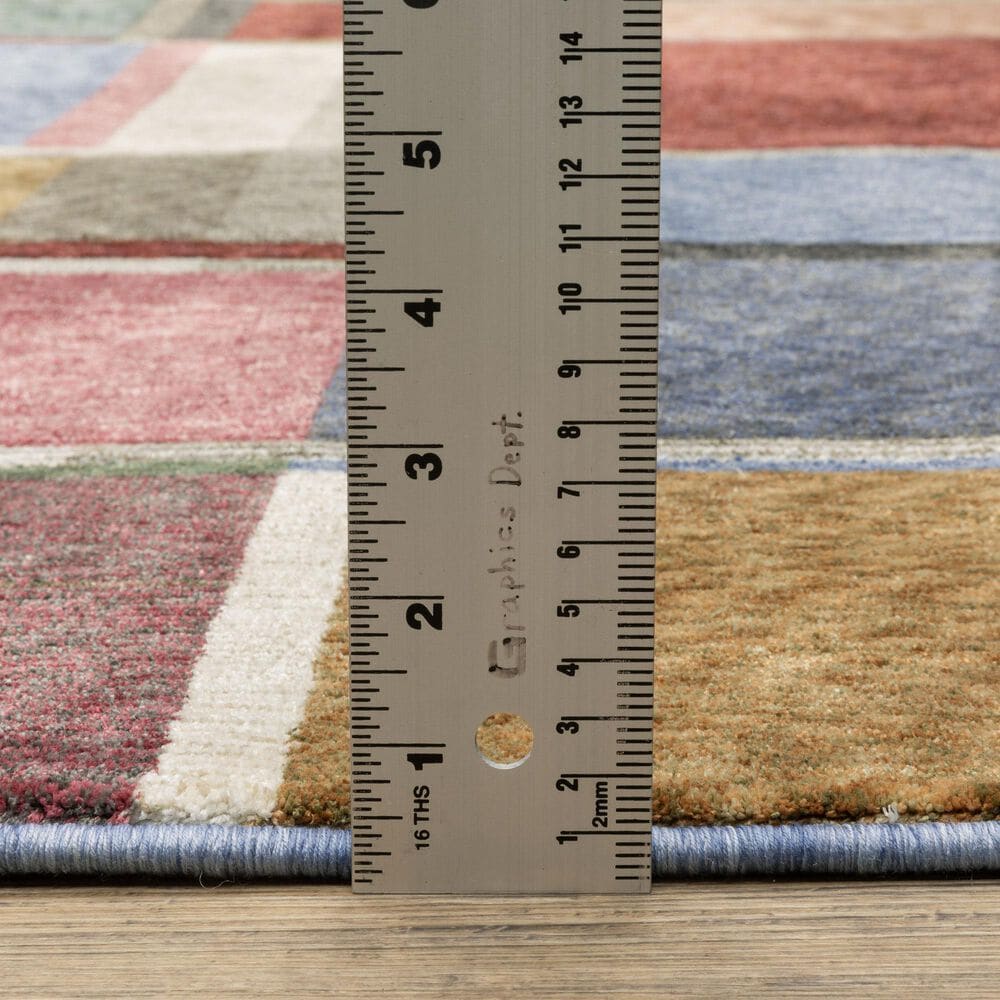Oriental Weavers Tisdell TIS05 Multicolor 2'3" x 7'6" Runner, , large