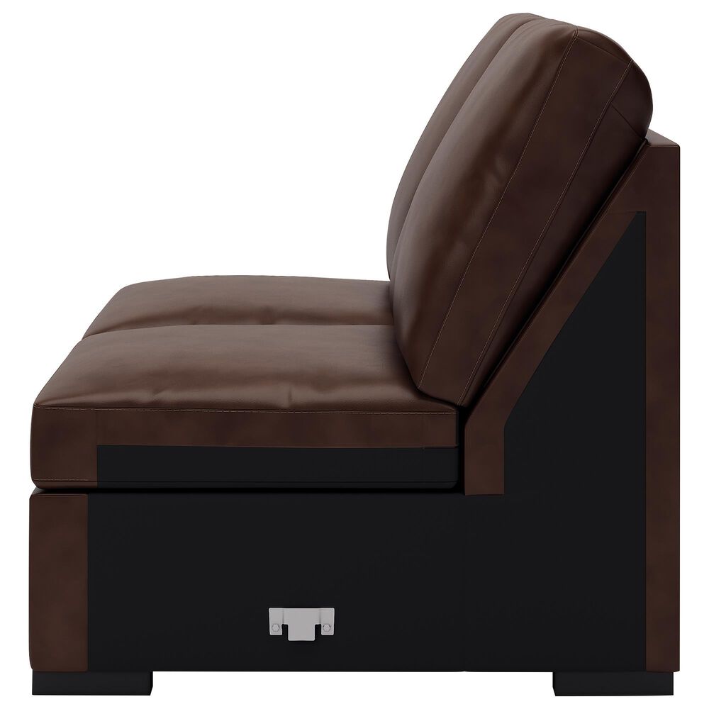 Ashley McDowlan 3-Piece Stationary Left Facing Sectional with Chaise in Coffee, , large