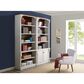 Wycliff Bay Durham 6-Shelf Bookcase in Weathered White and Cherry (Set of 2), , large