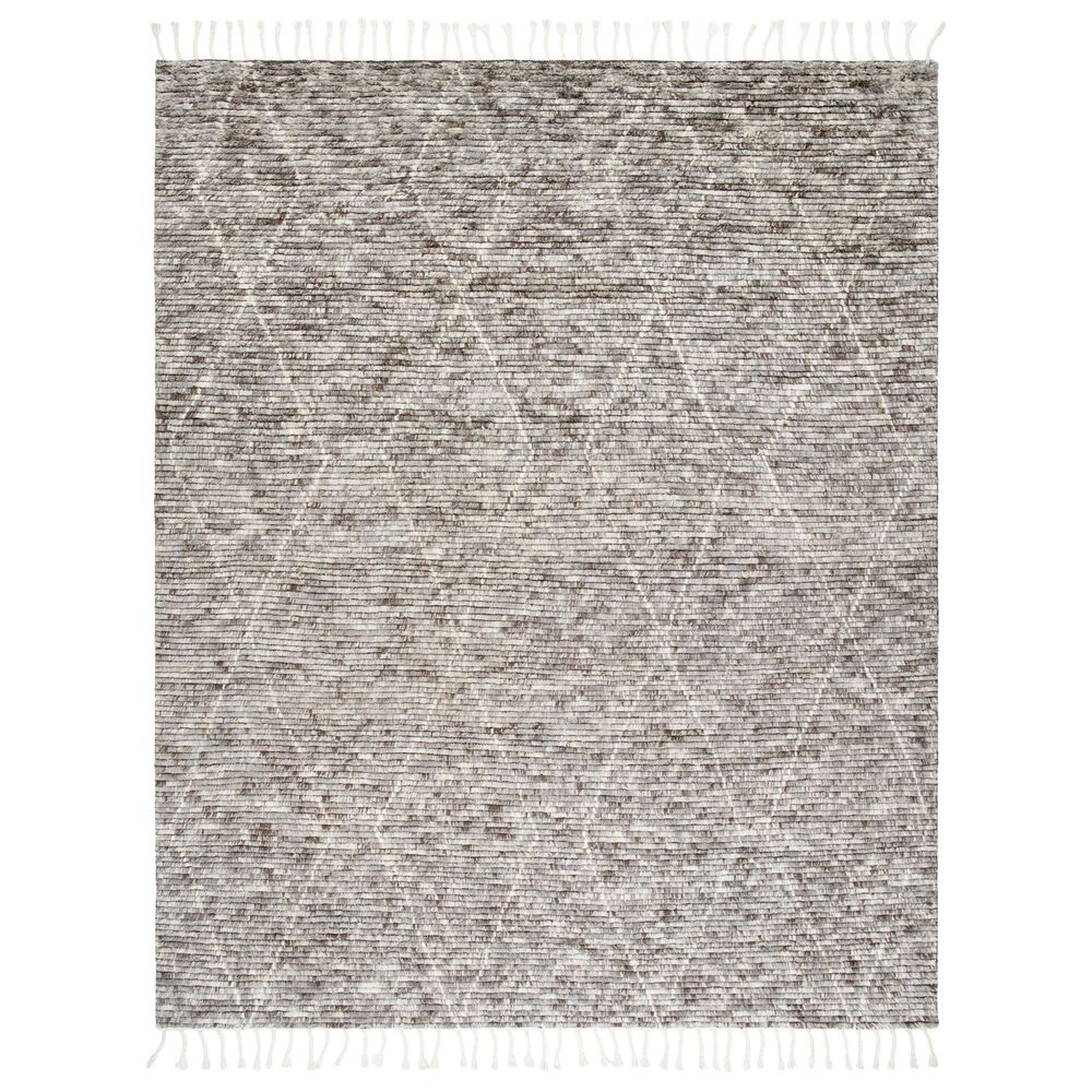 Surya Camille 10" x 14" Brown and Cream Area Rug, , large