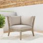 Linon Home Decor Teagon Patio Corner Chair in Beige, , large