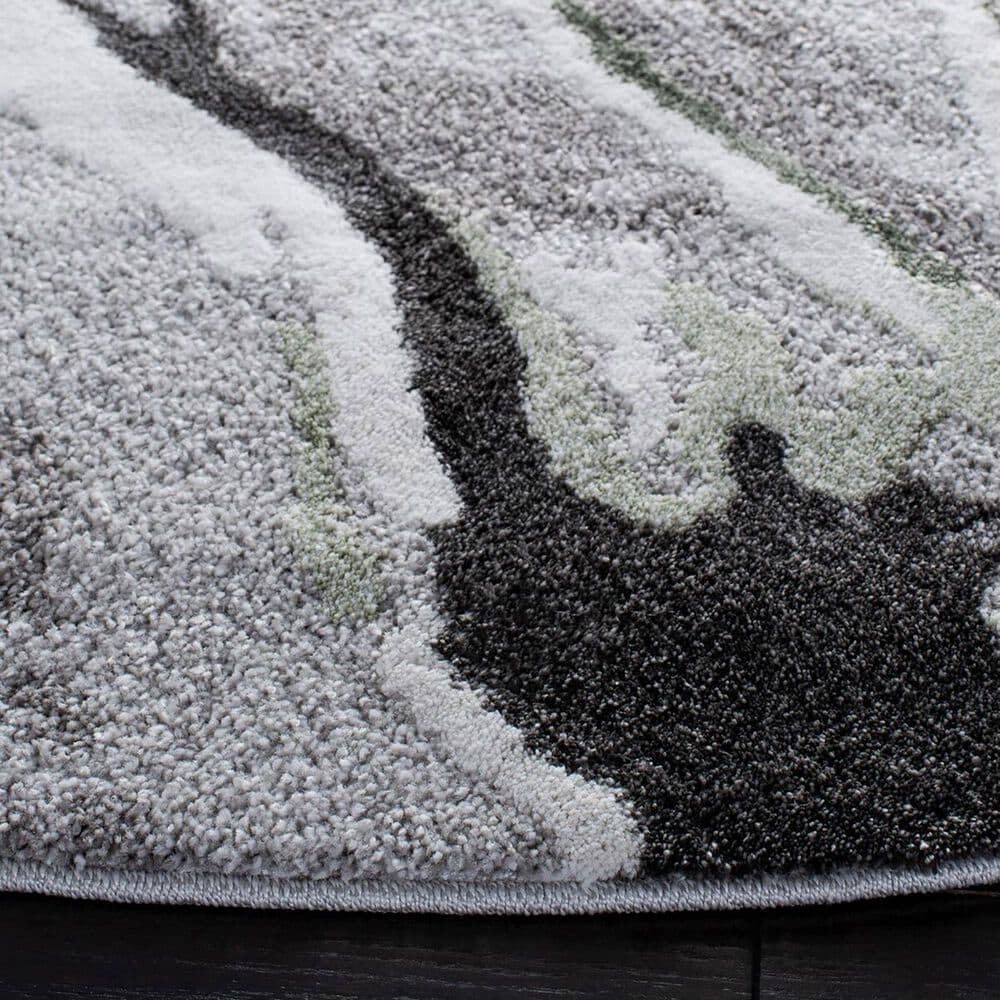 Safavieh Century 6&#39;7&quot; Round Grey and Green Area Rug, , large