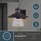 Vaxcel Westport 1-Light Outdoor Motion Sensor Wall Sconce in Textured Black, , large