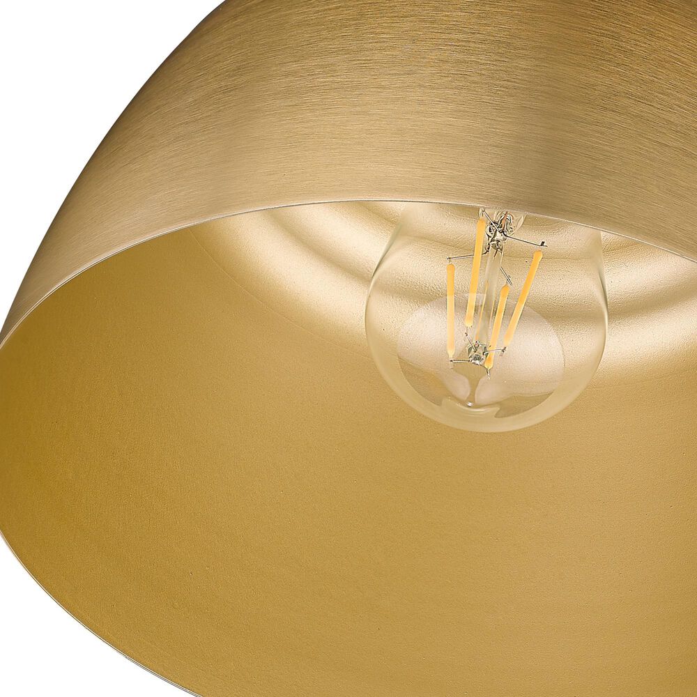 Golden Lighting Holmes 1-Light Mini Pendant in Modern Brushed Gold, , large