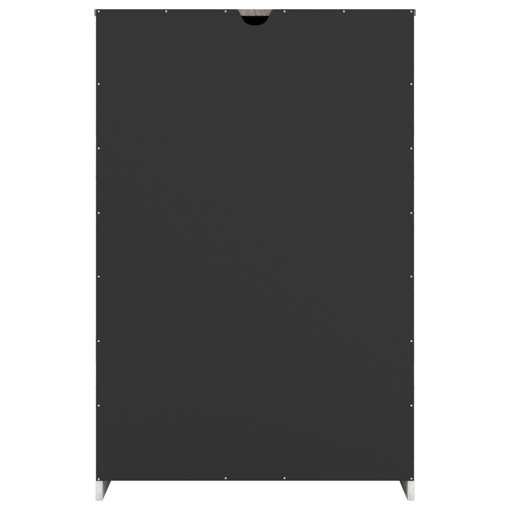 Ashley Shawburn 2-Piece Full Panel Bed Set in White and Dark Charcoal, , large