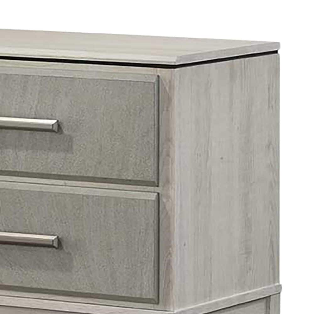 Titanic Furniture Roswell Queen Storage Bed with Two Nightstands in Beige, , large