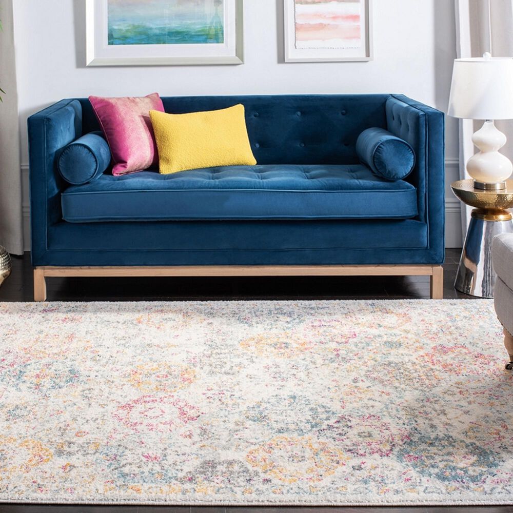 Safavieh Madison MAD611F 12&#39; x 18&#39; Grey and Gold Area Rug, , large