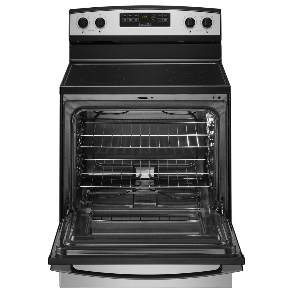 Amana 4.8 Cu. Ft. Electric Range with Electronic Controls in Stainless Steel, , large