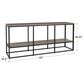 Ashley Wadeworth 65" TV Stand in Weathered Wood and Black, , large