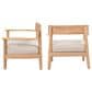 Hearth and Haven MallorcaOutdoor Club Chair in Beige (Set of 2), , large